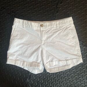 Banana Republic White City Chino Shorts Size 2